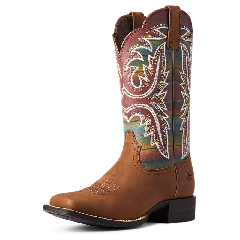 Botas Vaqueras Ariat Lonestar Burdeos Mujer - Chile 573-AMBFZN